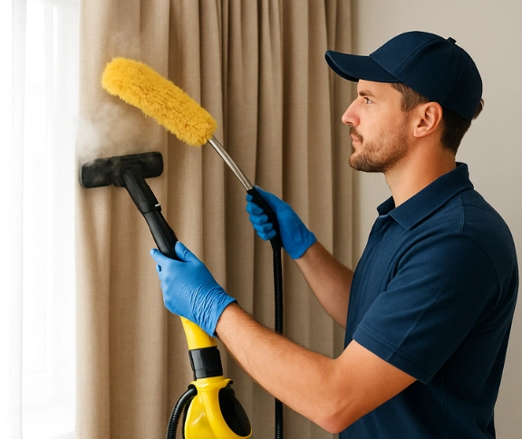 Trusted blind cleaning technician Matty Curtain Cleaning tallebudgera-valley QLD
