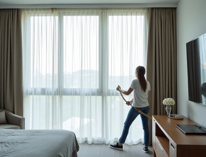 Tallebudgera Valley Sheer Curtain Cleaning